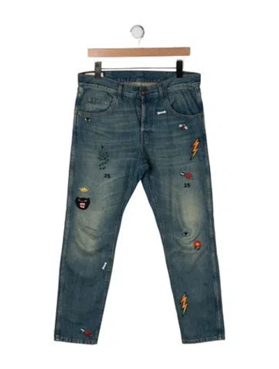 Pre-owned Gucci 2019 Skinny Jeans In Blue