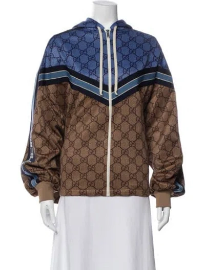 Pre-owned Gucci 2019 Technical Jersey Bomber Jacket W/ Tags In Multi