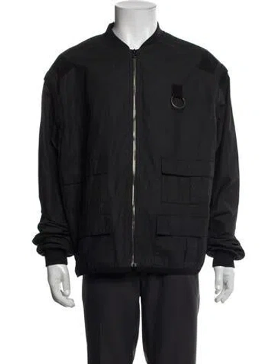 Pre-owned Gucci 2019 Web Accent Bomber Jacket In Black
