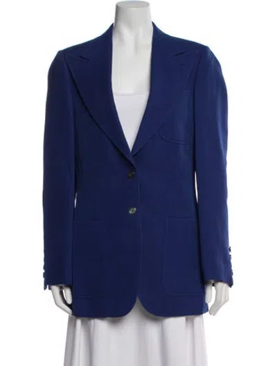 Pre-owned Gucci 2019 Wool Blazer In Blue