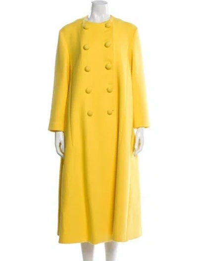 Pre-owned Gucci 2019 Wool Coat In Yellow