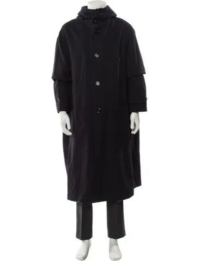 Pre-owned Gucci 2019 Wool Parka In Blue