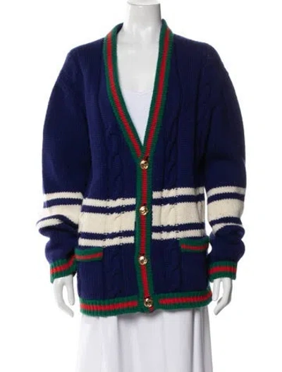 Pre-owned Gucci 2019 Wool Sweater In Blue