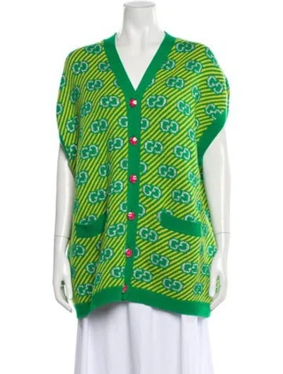 Pre-owned Gucci 2019 Wool Sweater In Green