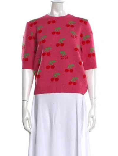 Pre-owned Gucci 2019 Wool Sweater W/ Tags In Pink