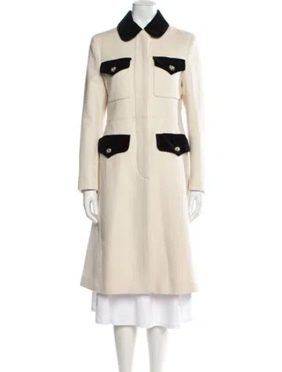 Pre-owned Gucci 2019 Wool Trench Coat In Neutral