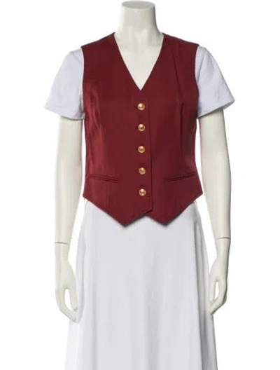 Pre-owned Gucci 2019 Wool Vest In Red