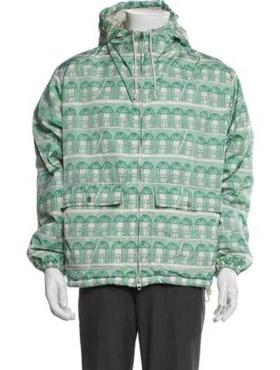 Pre-owned Gucci 2020 '63 Wooster Pop Up' Parka In Green