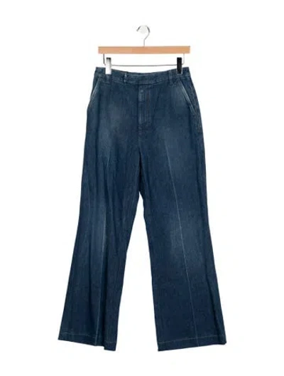 Pre-owned Gucci 2020 Flared Jeans In Blue