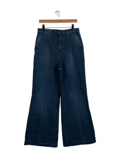 Pre-owned Gucci 2020 Flared Jeans W/ Tags In Blue
