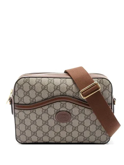 Pre-owned Gucci 2020 Gg Supreme Handbag In Neutral