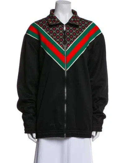 Pre-owned Gucci 2020 Gg Supreme Jacket In Black