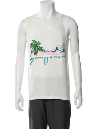 Pre-owned Gucci 2020 Graphic Print T-shirt In Neutral