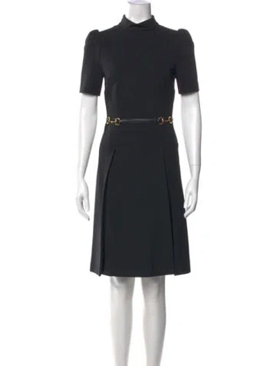 Pre-owned Gucci 2020 Knee-length Dress In Black