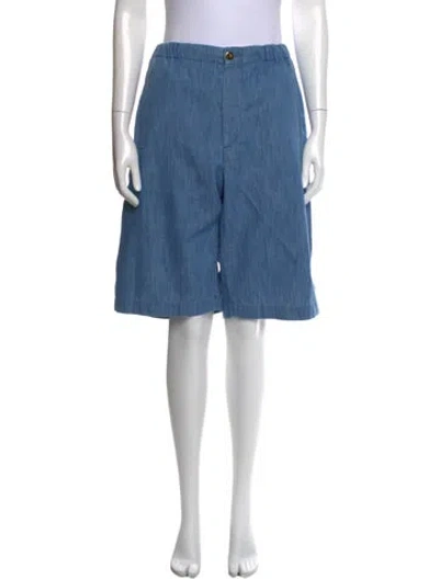 Pre-owned Gucci 2020 Knee-length Shorts W/ Tags In Blue