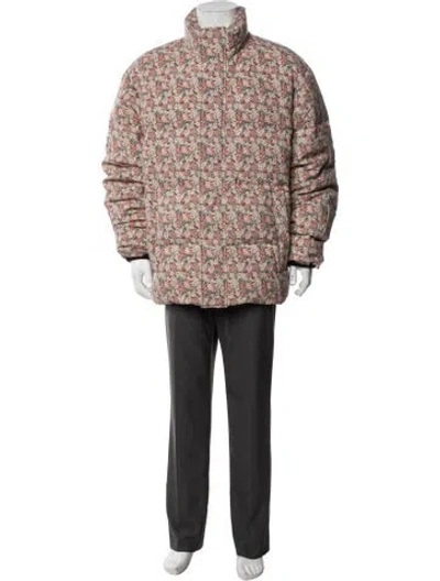 Pre-owned Gucci 2020 'liberty' Puffer Coat In Pink