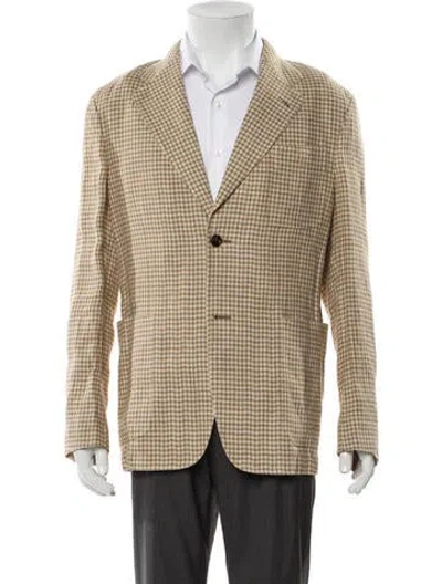 Pre-owned Gucci 2020 Linen Blazer In Neutral