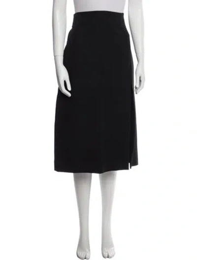 Pre-owned Gucci 2020 Midi Length Skirt In Black