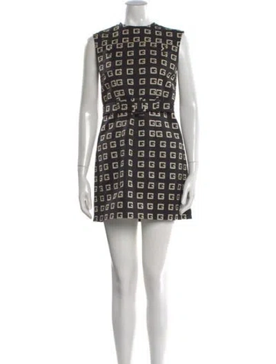 Pre-owned Gucci 2020 Mini Dress In Black