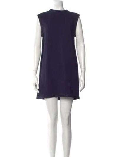 Pre-owned Gucci 2020 Mini Dress In Blue