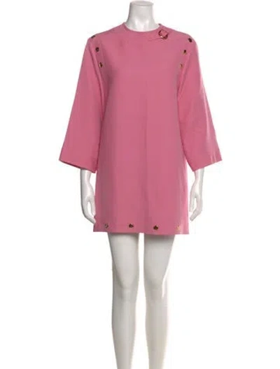 Pre-owned Gucci 2020 Mini Dress In Pink
