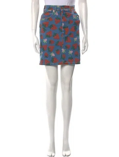 Pre-owned Gucci 2020 Mini Skirt In Blue