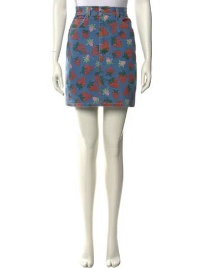Pre-owned Gucci 2020 Mini Skirt In Blue