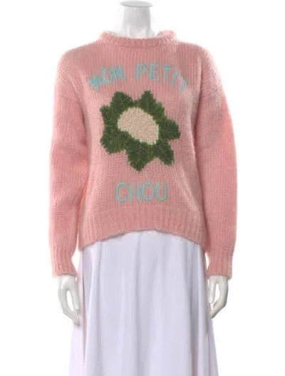 Pre-owned Gucci 2020 "mon Petit Chou" Sweater In Pink