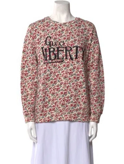 Pre-owned Gucci 2020 Printed Sweatshirt In Pink
