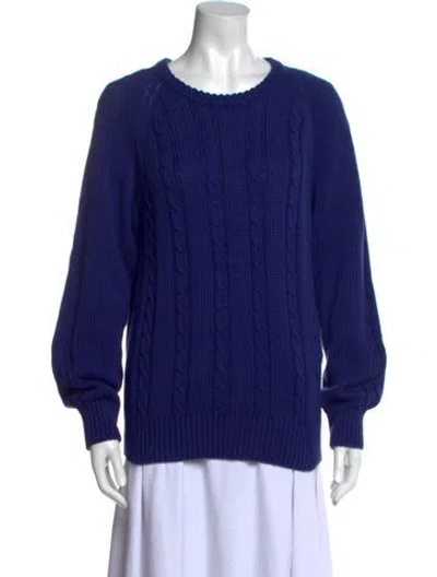 Pre-owned Gucci 2020 Scoop Neck Sweater In Blue