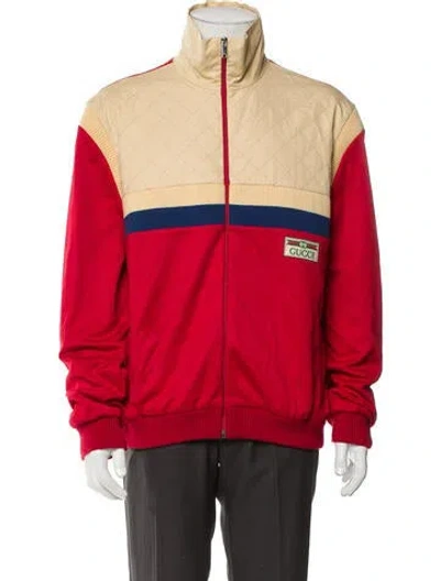 Pre-owned Gucci 2020 Signature Logo Windbreaker