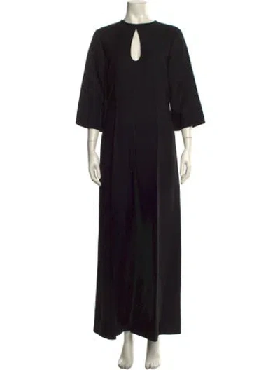Pre-owned Gucci 2020 Silk Jumpsuit In Black