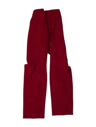 Pre-owned Gucci 2020 Straight Leg Pants In Red