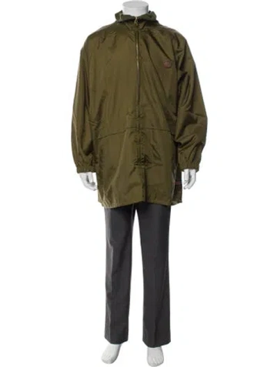 Pre-owned Gucci 2020 Web Accent Parka In Multi