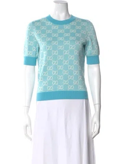 Pre-owned Gucci 2020 Wool Sweater In Blue