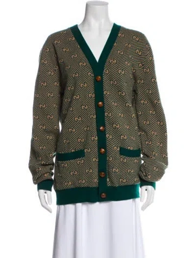 Pre-owned Gucci 2020 Wool Sweater In Green