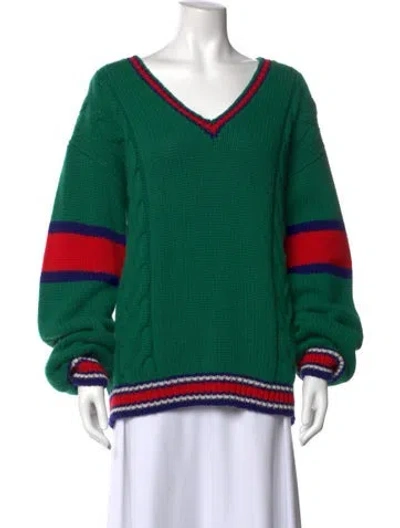 Pre-owned Gucci 2020 Wool Sweater In Green