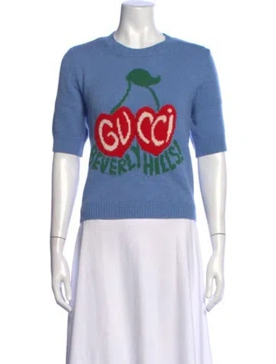Pre-owned Gucci 2020 Wool Sweater W/ Tags In Blue