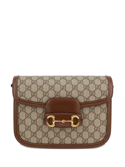 Pre-owned Gucci 2020s 1955 Horsebit Monogram Shoulder Bag