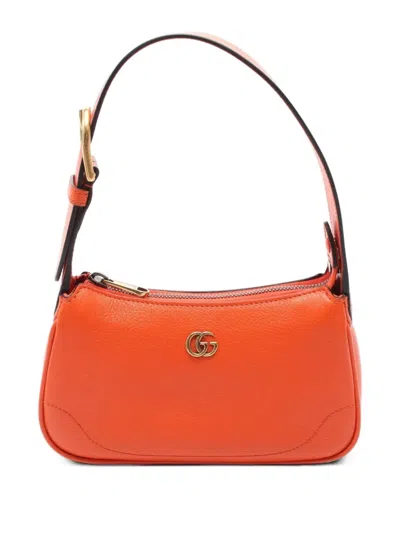 Pre-owned Gucci 2020s Aphrodite Gg Marmont Handbag In Orange