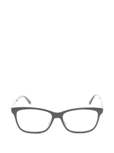 Pre-owned Gucci 2020s Crystal-embellished Glasses In Black