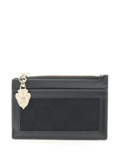 Pre-owned Gucci 2020s Gg Canvas Wallet In 黑色