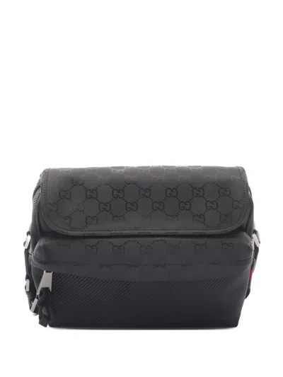 Pre-owned Gucci 2020s Gg Cross Body Bag In Black