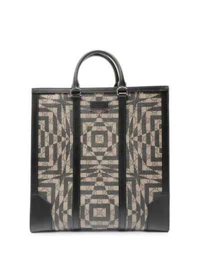 Pre-owned Gucci 2020s Gg Kaleidoscope Tote Bag In Neutral