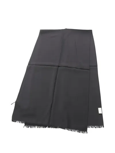 Pre-owned Gucci 2020s Gg-pattern Scarf In Black