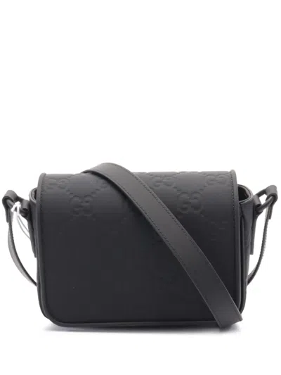 Pre-owned Gucci 2020s Gg Super Mini Bag In 黑色