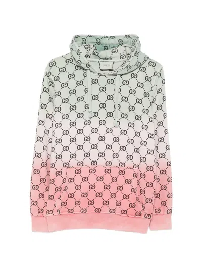 Pre-owned Gucci 2020s Gg Supreme Hoodie In 中性色