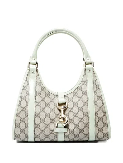 Pre-owned Gucci 2020s Gg Supreme Tote Bag In Neutral