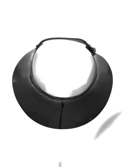 Pre-owned Gucci 2020s Leather Necklace In Black
