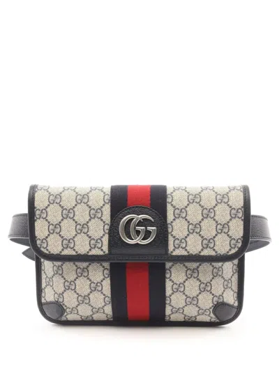Pre-owned Gucci 2020s Ophidia Belt Bag In Neutrals